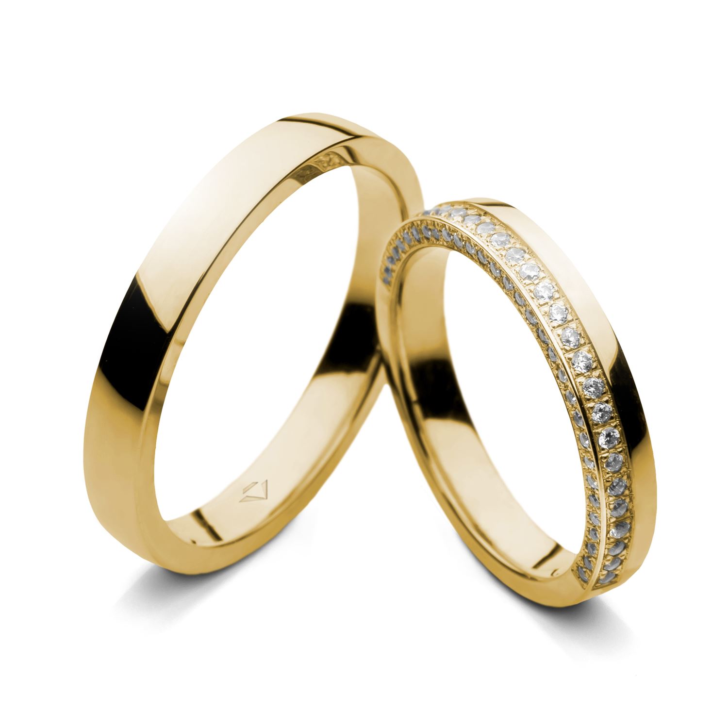 Snubní prsteny č. V-2007-3,5-D4 